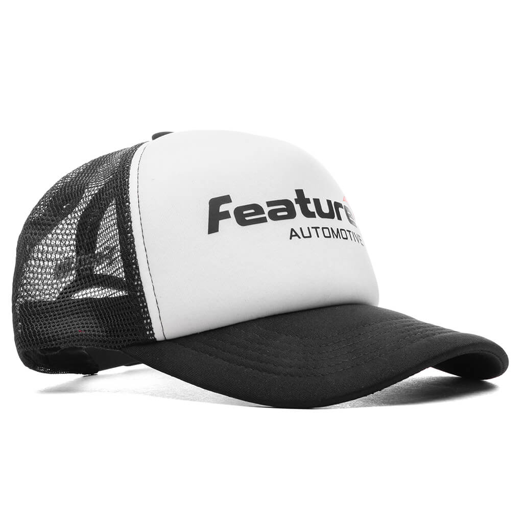 Automotive Trucker - Black/White