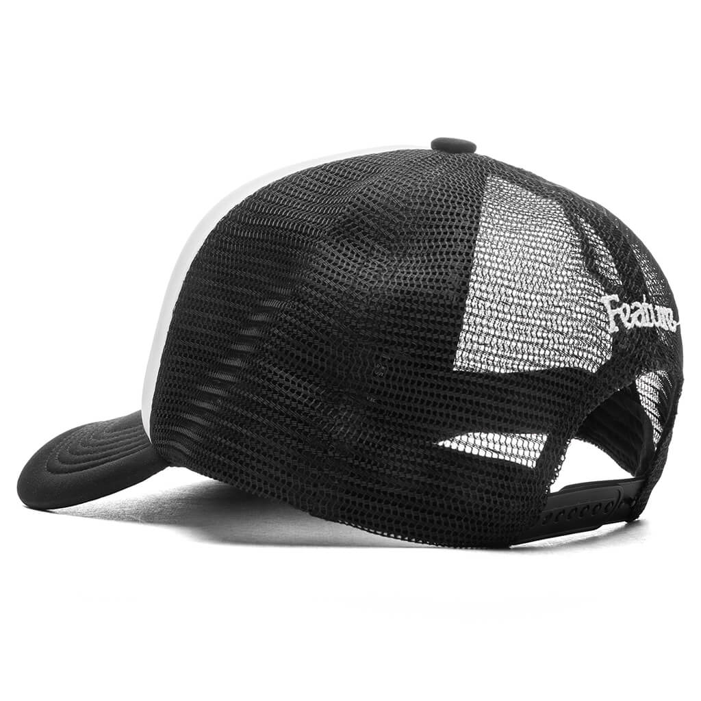 Automotive Trucker - Black/White