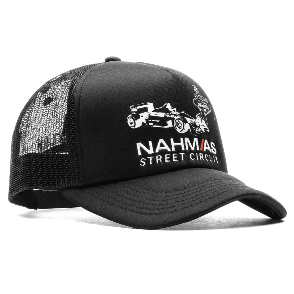 Feature x Nahmias F1 Racecar Foam Trucker - Black