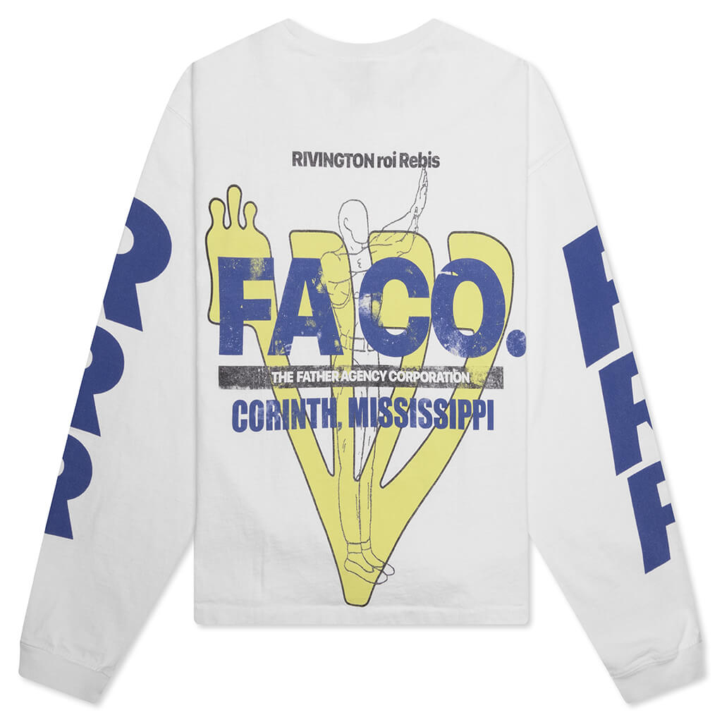 FA-CO L/S Tee #1 - Optic White