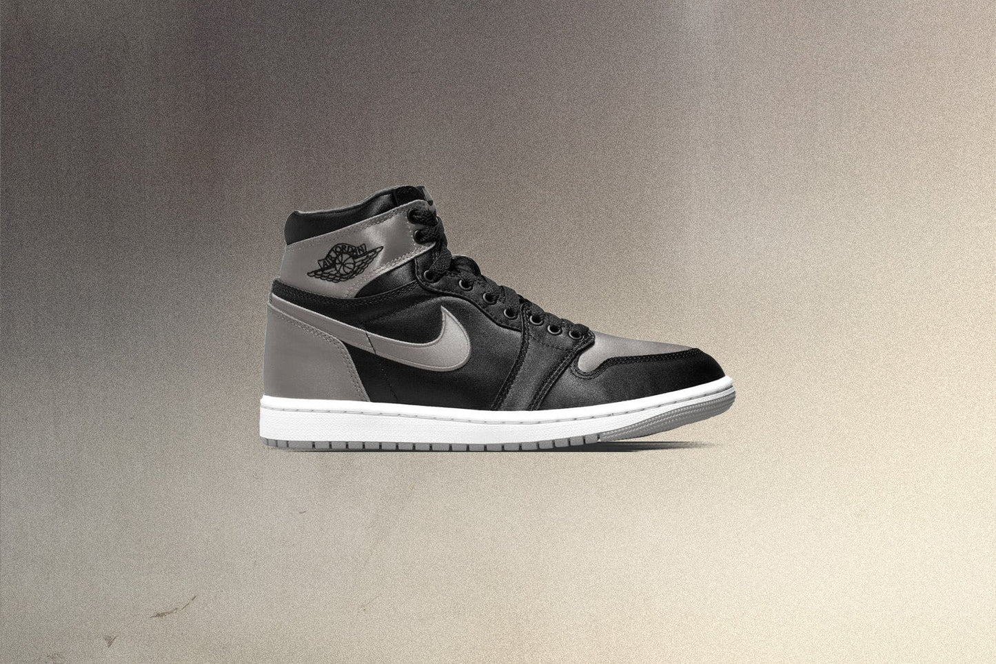 Women's Air Jordan 1 Retro High OG 'Satin Shadow' - Black/Medium Grey/White