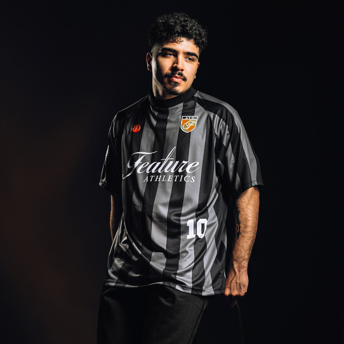 Pele Futbol Jersey - Black