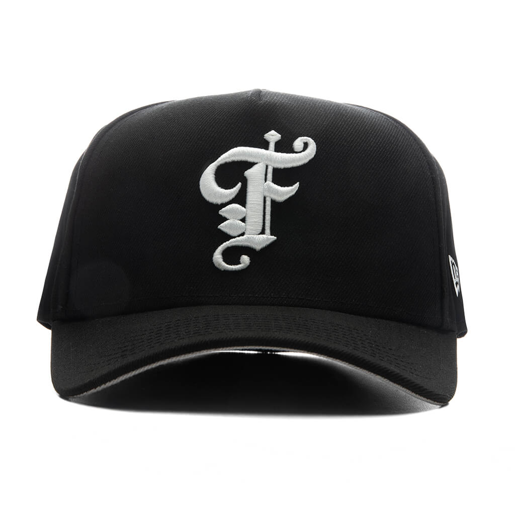 Feature x New Era 59FORTY Curved A-Frame Old English F - Black