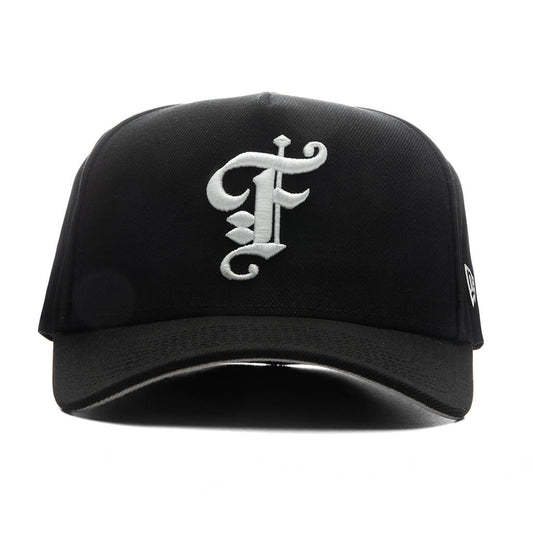 Feature x New Era 59FORTY Curved A-Frame Old English F - Black