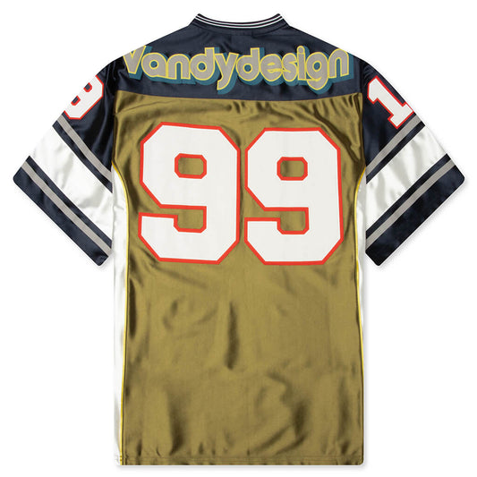 FM Design Football Jersey - Olive/Navy