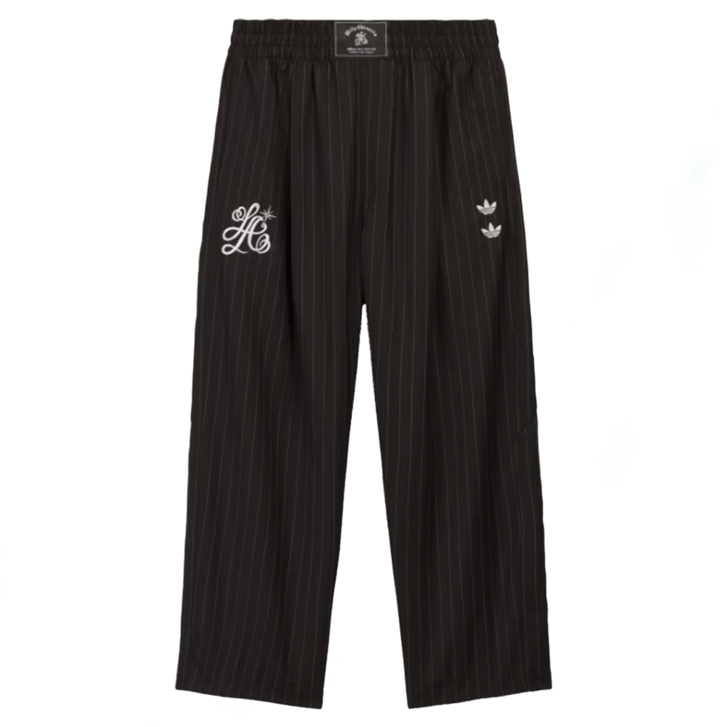 adidas Originals x Willy Chavarria Pinstripe Track Pants - Black