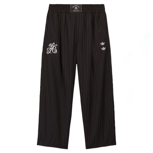 adidas Originals x Willy Chavarria Pinstripe Track Pants - Black