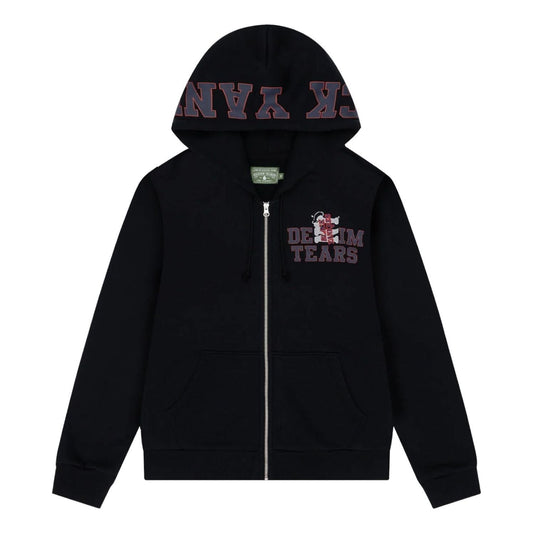 Denim Tears Black Yankees Zip Hoodie 'Black' FW25TZH001277