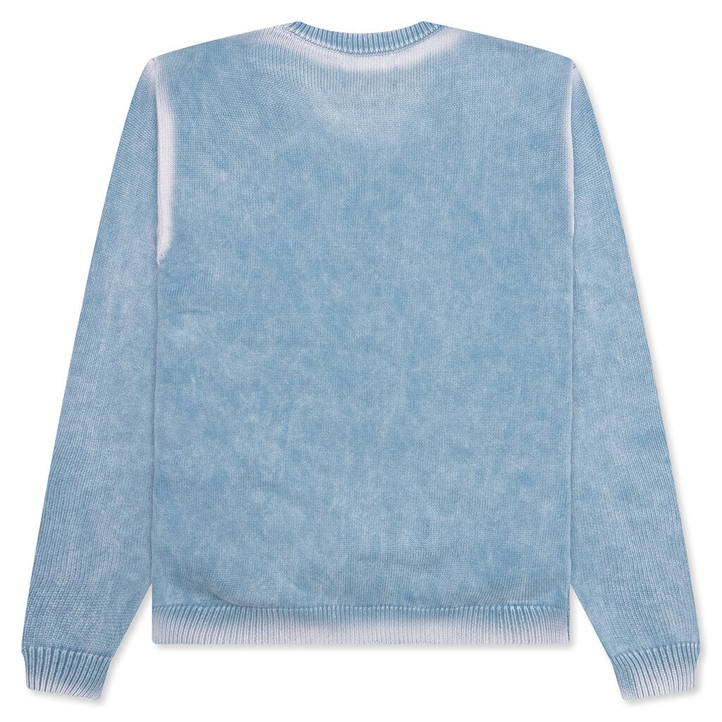 Faded Cotton Crew - Blue