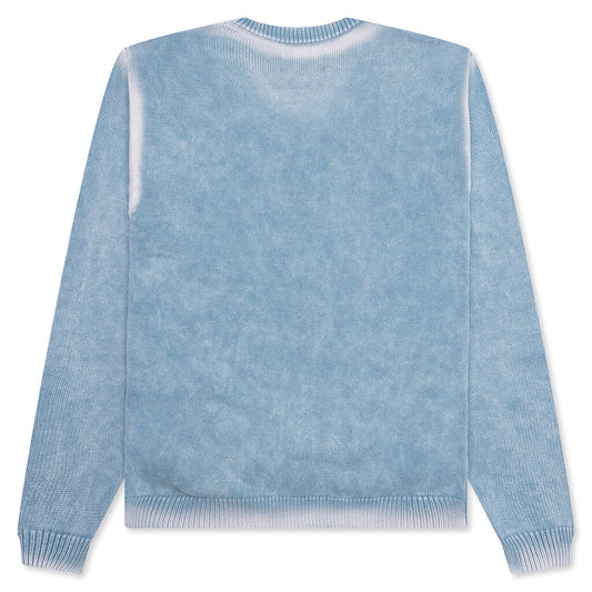 Faded Cotton Crew - Blue