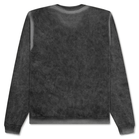 Faded Cotton Crew - Black
