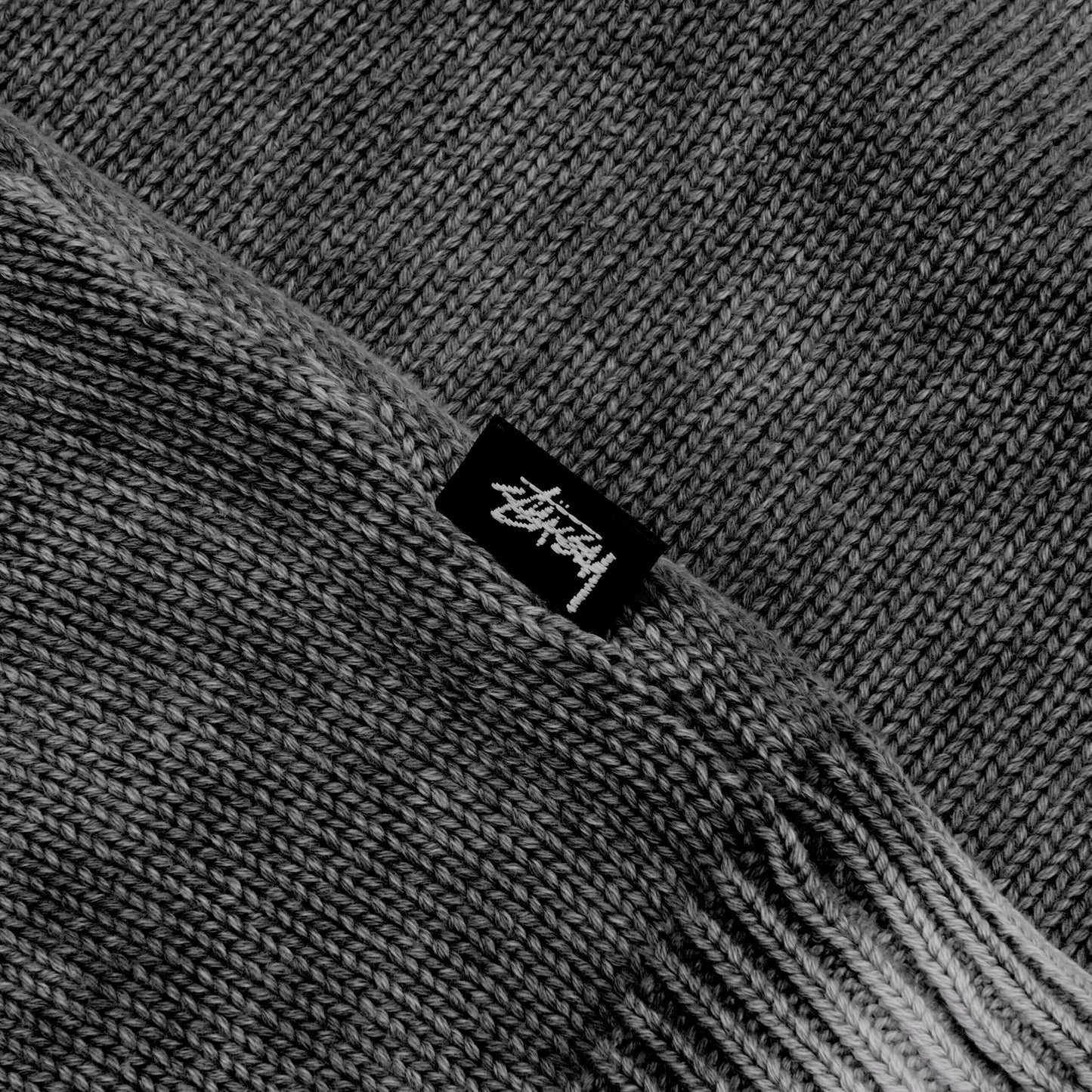 Faded Cotton Crew - Black