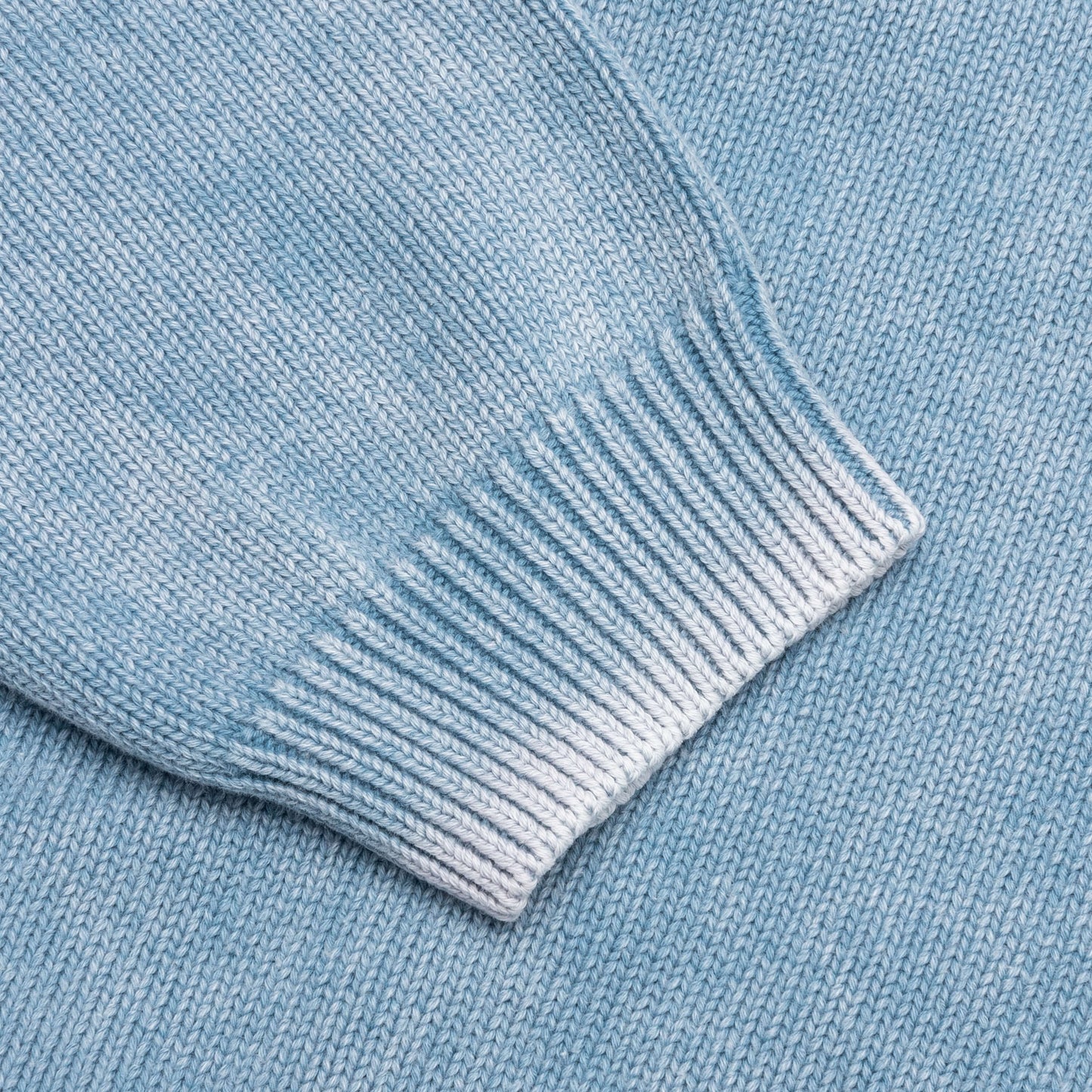 Faded Cotton Crew - Blue