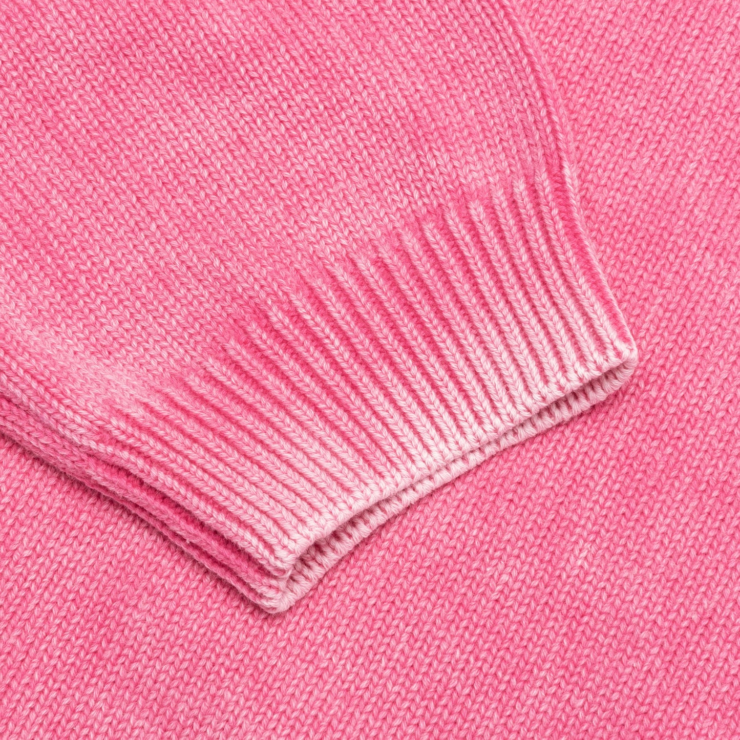 Faded Cotton Crew - Pink