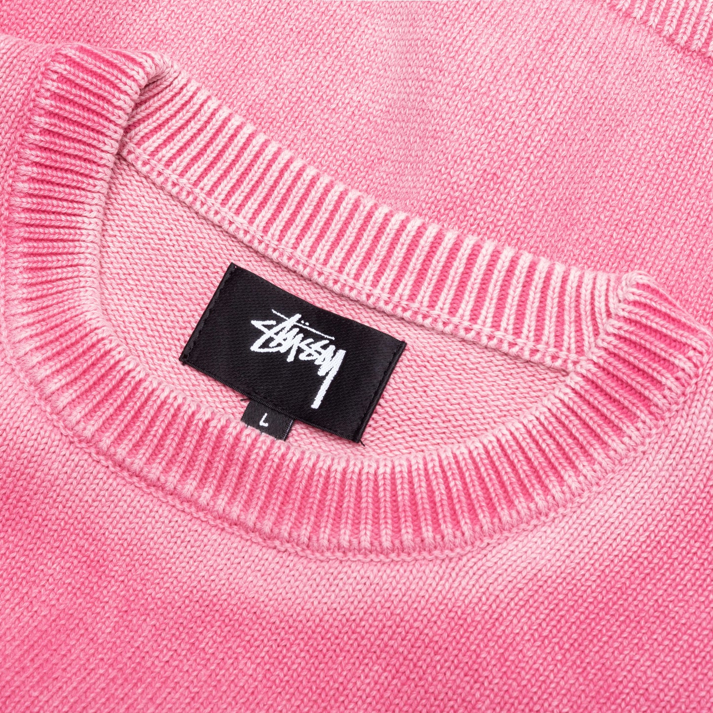 Faded Cotton Crew - Pink