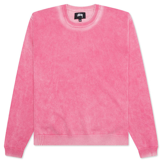 Faded Cotton Crew - Pink