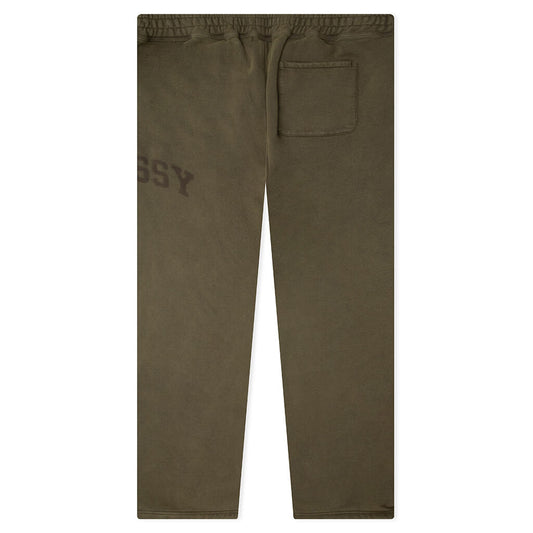 Faded Graphic Fleece Pant - Olive
