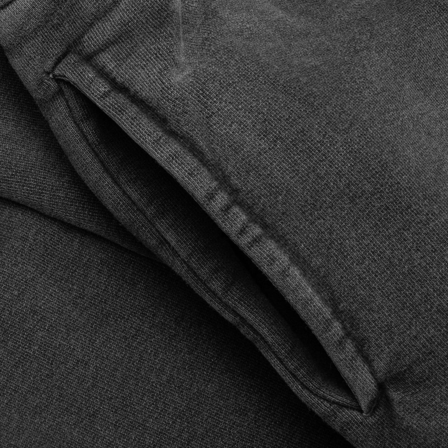 Faded Graphic Fleece Pant - Washed Black