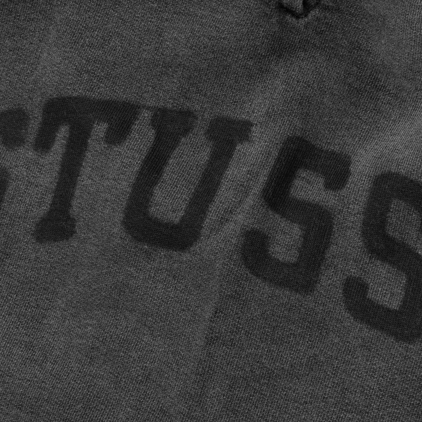Faded Graphic Fleece Pant - Washed Black