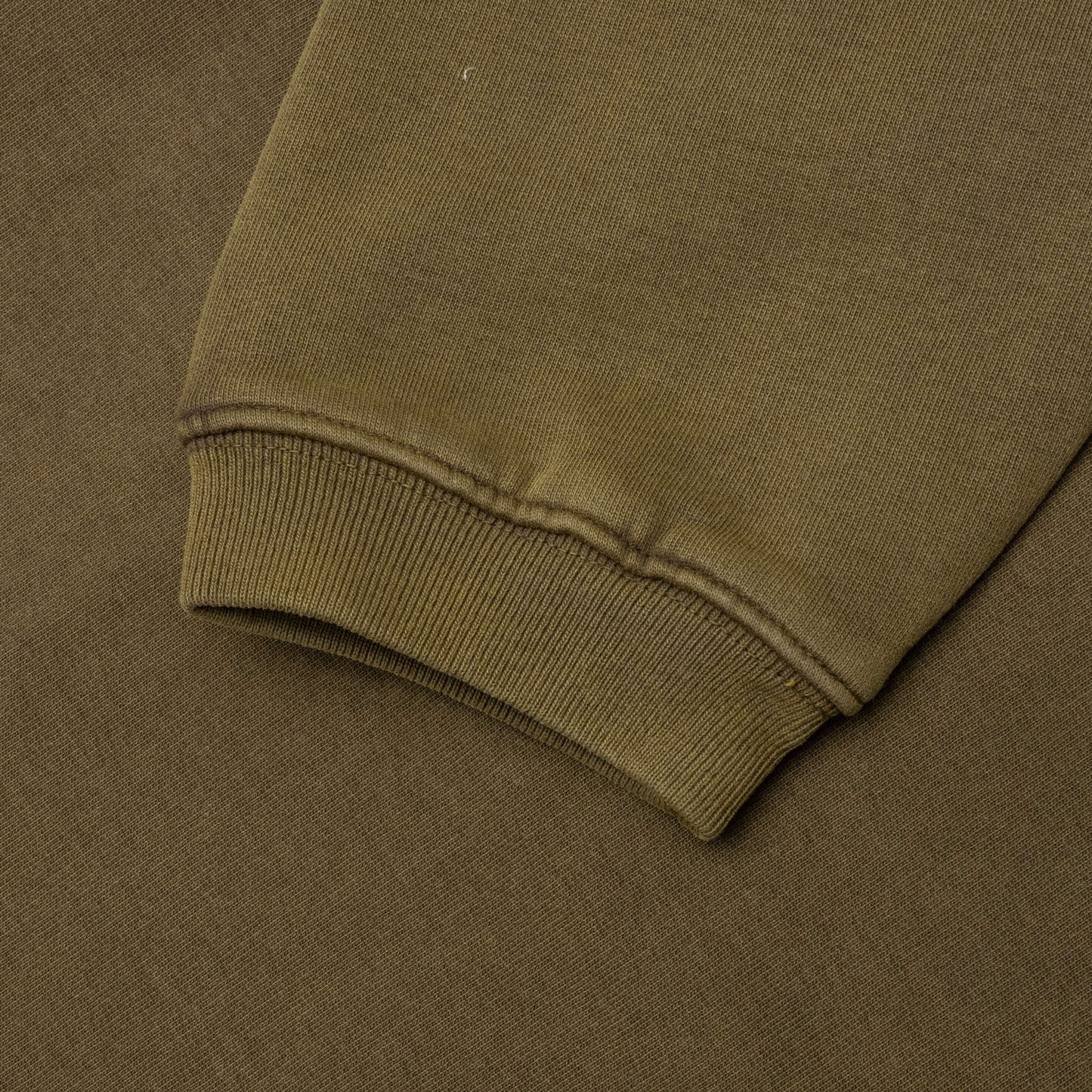 Faded Graphic Zip Hoodie - Olive