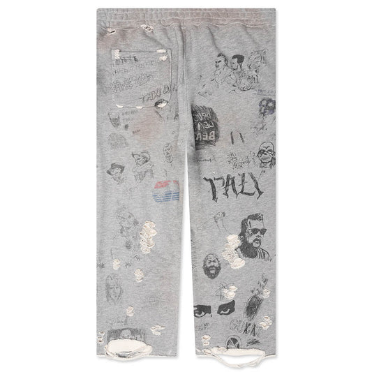 Fashion Sweatpants - Heather Grey