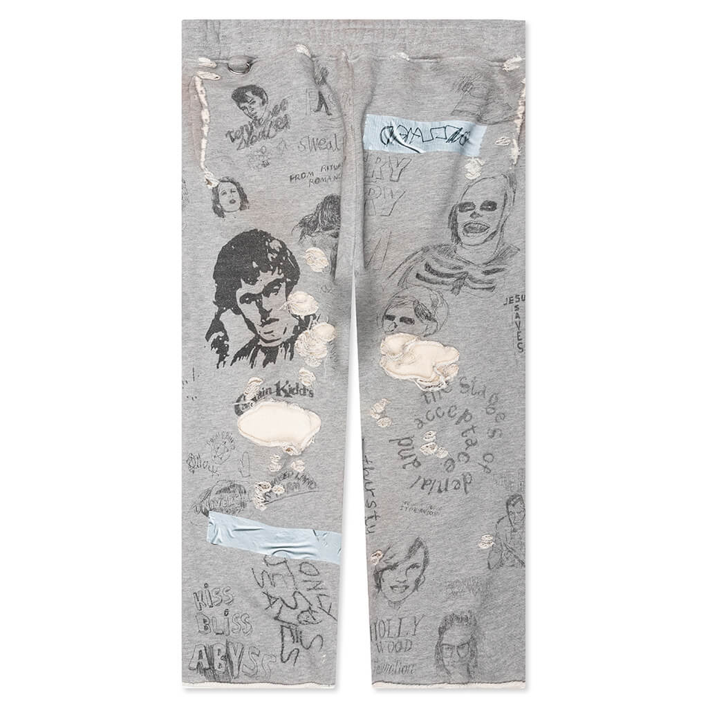 Fashion Sweatpants - Heather Grey