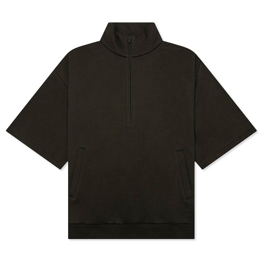 3/4 Half Zip - Off Black