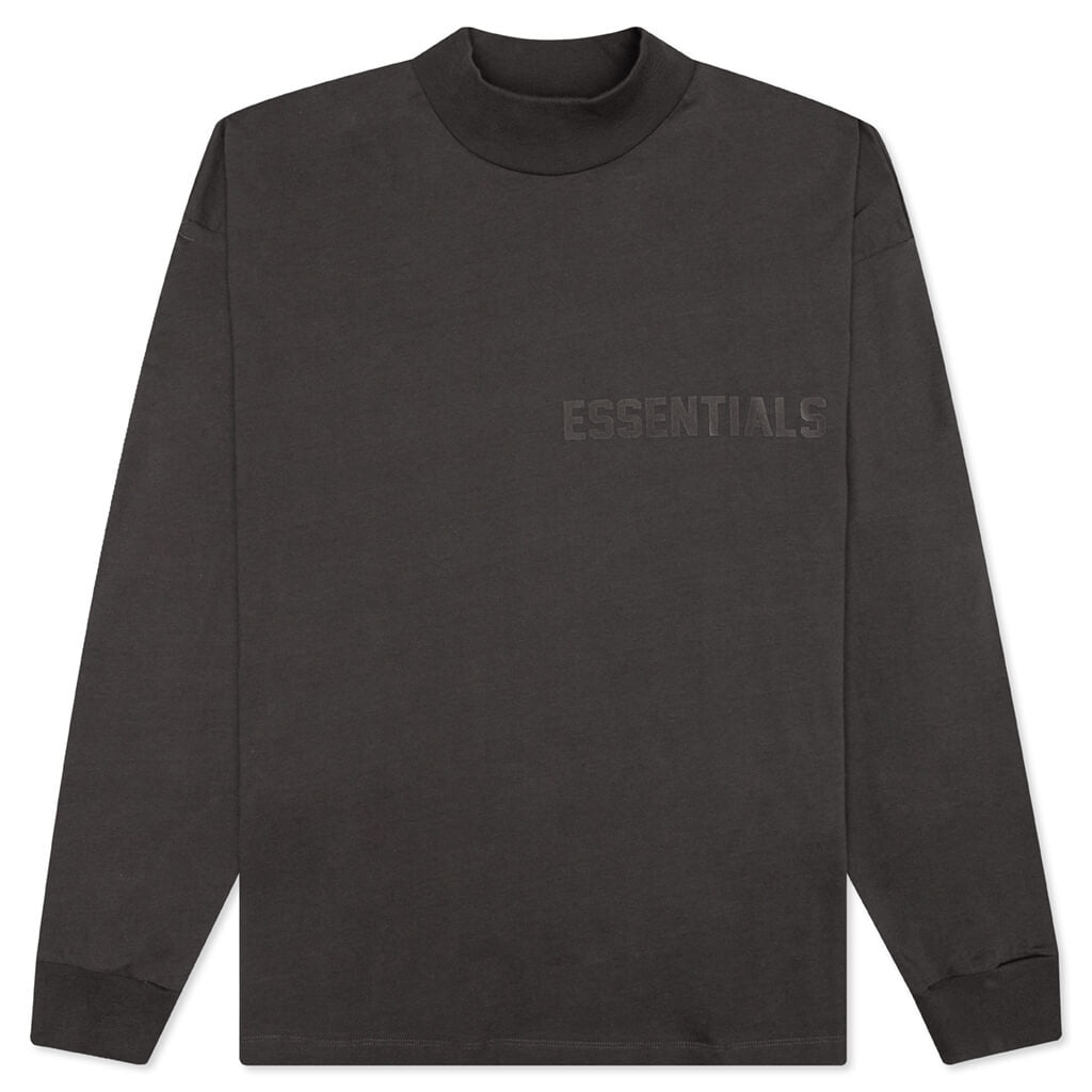 Essentials L/S Tee - Off-Black