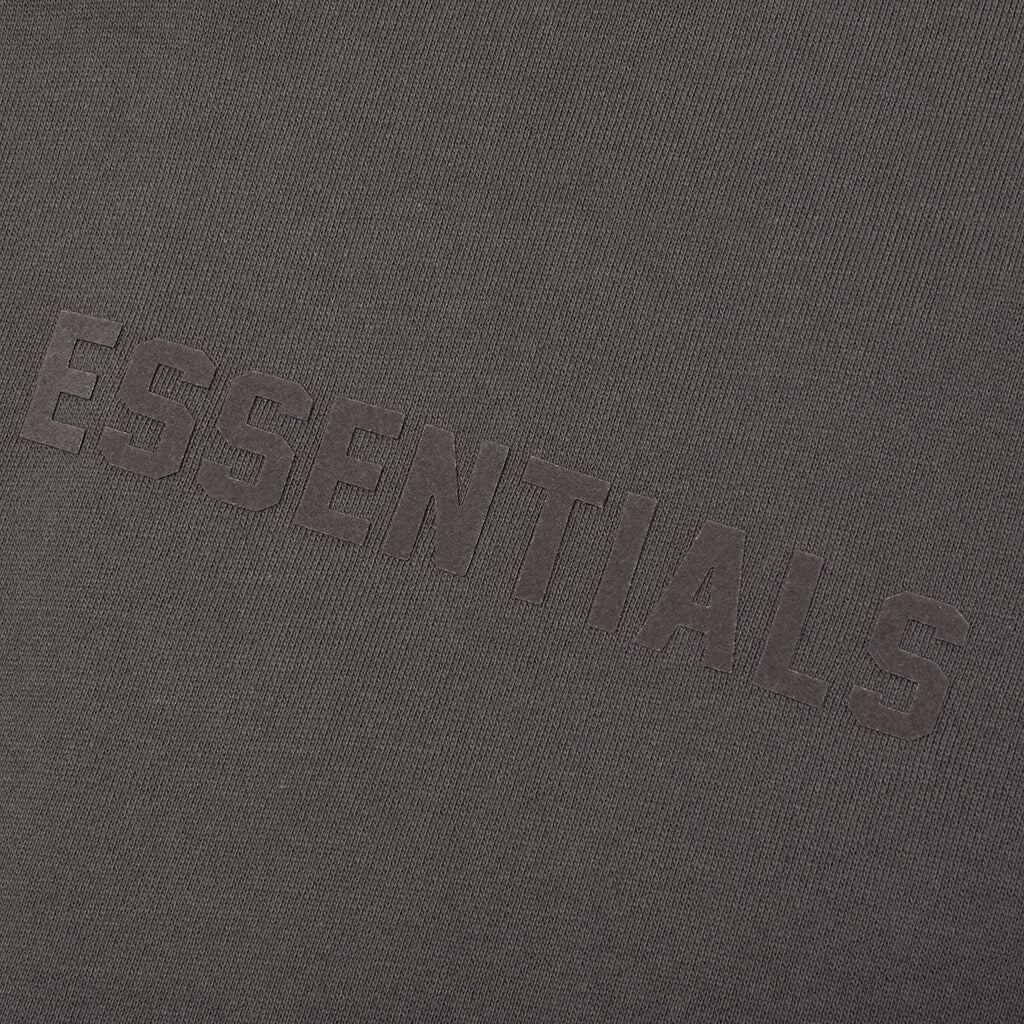 Essentials L/S Polo - Off-Black