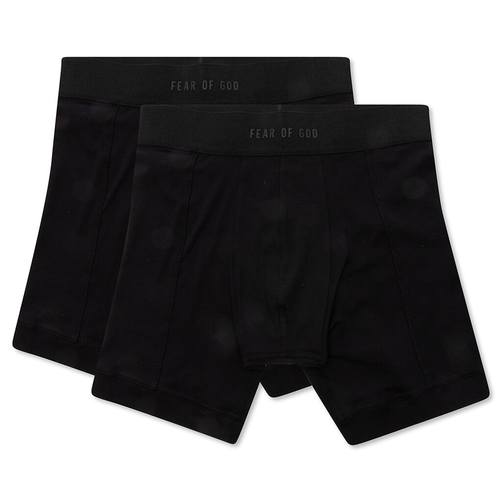 2 Pack Boxer Brief - Black