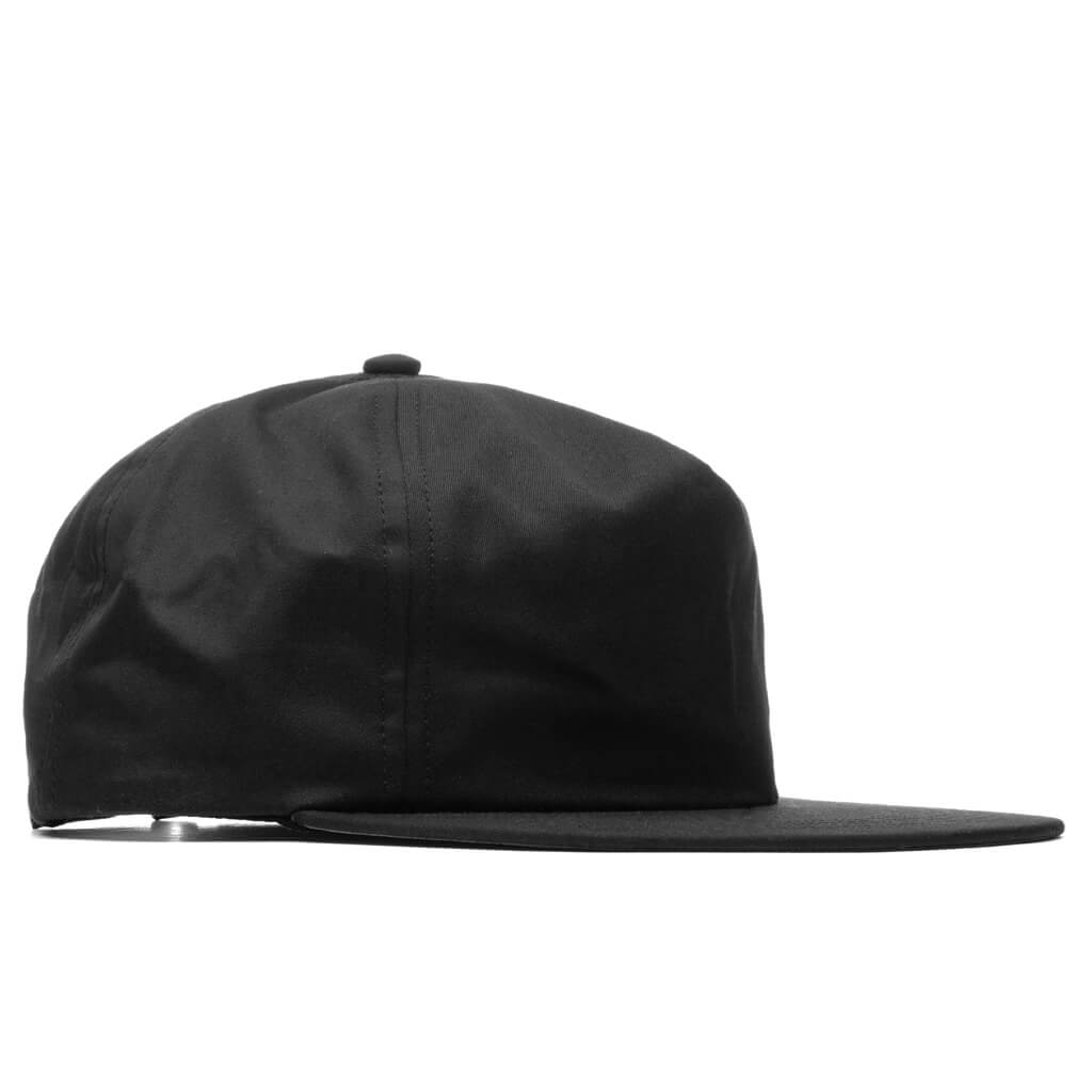 5 Panel Hat - Black
