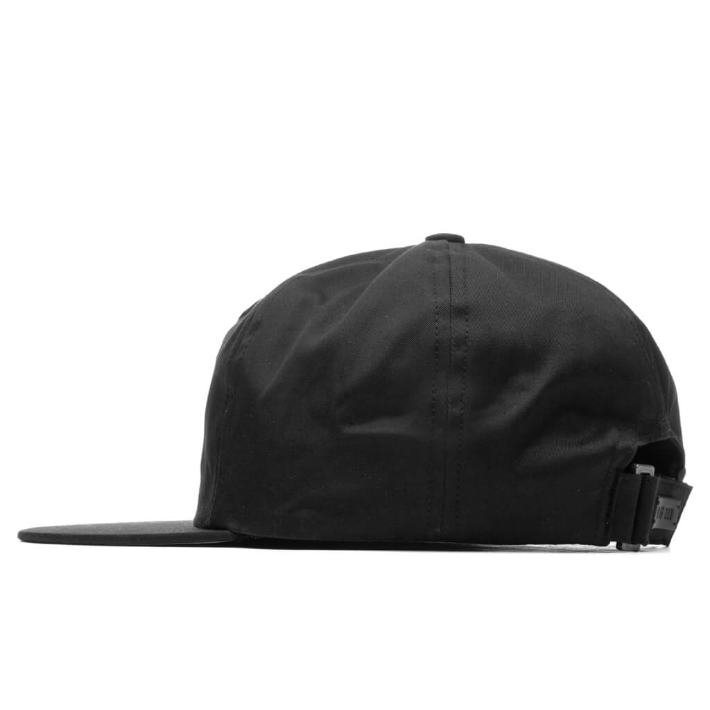 5 Panel Hat - Black