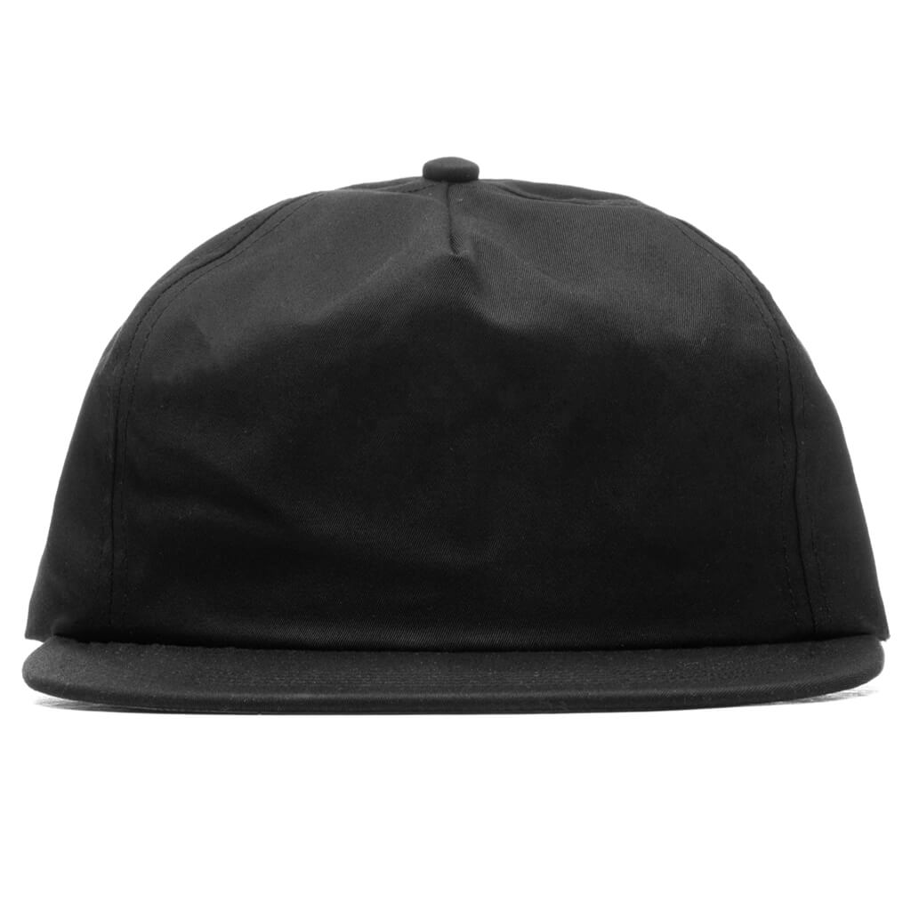 5 Panel Hat - Black