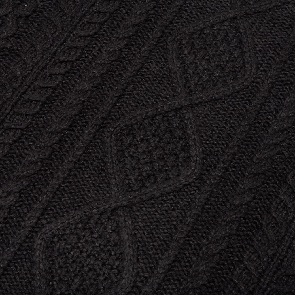 Essentials Cable Knit Turtleneck - Iron