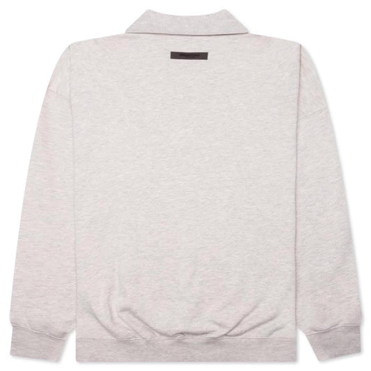 Core L/S Polo - Light Oatmeal