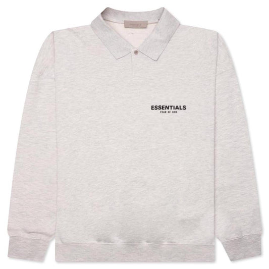 Core L/S Polo - Light Oatmeal