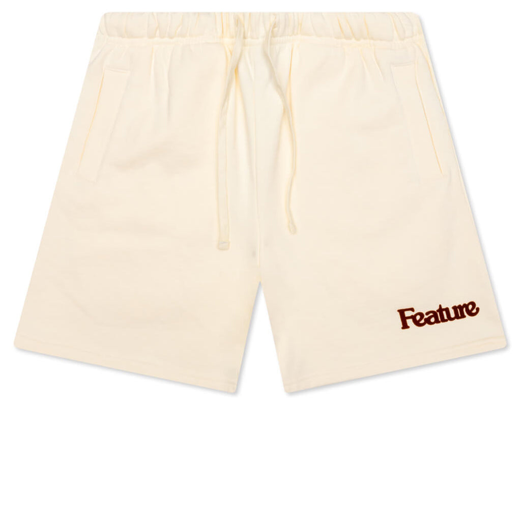 Academy Short - Cannoli Cream/Gold Flame