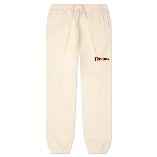 Academy Sweatpant - Cannoli Cream/Gold Flame