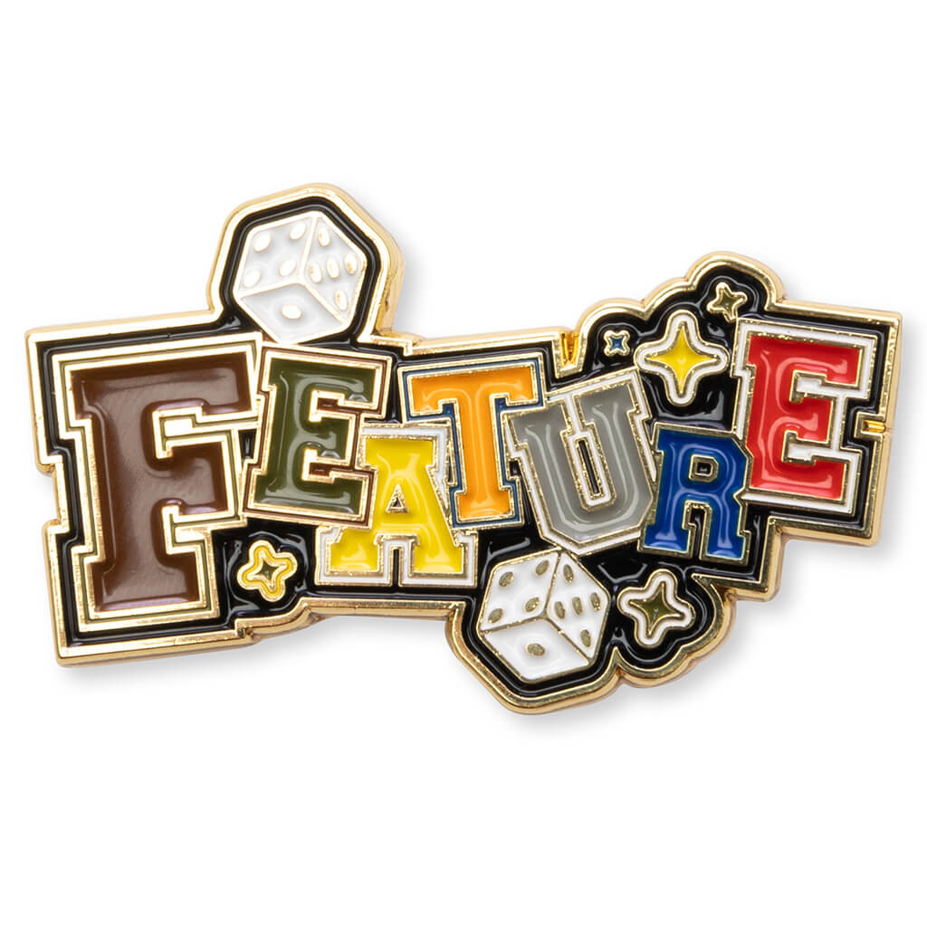 Collegiate Dice Pin - Multi