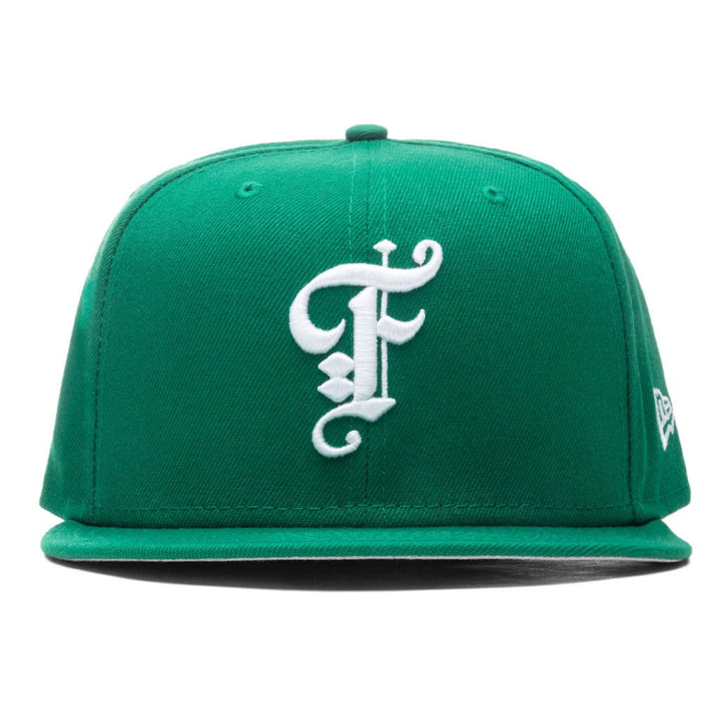 Feature x New Era Old English Fitted Hat - Kelly Green