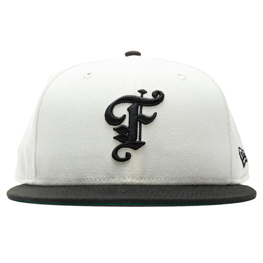 Feature x New Era OE Fitted Cap - Off-White/Black