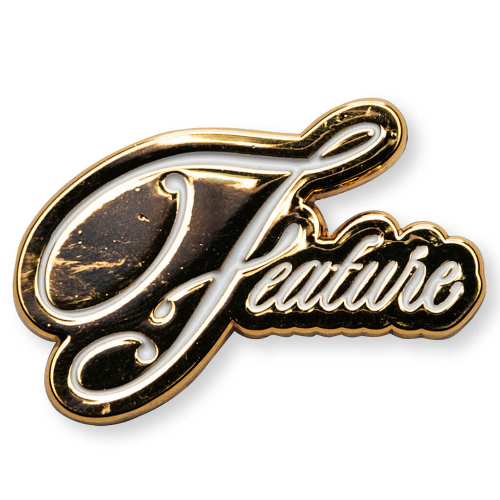 Script Pin - Gold
