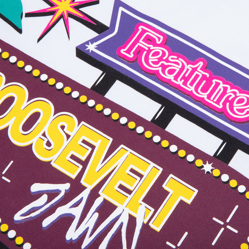 Feature x A Roosevelt Jawn Motor Inn Tee - White