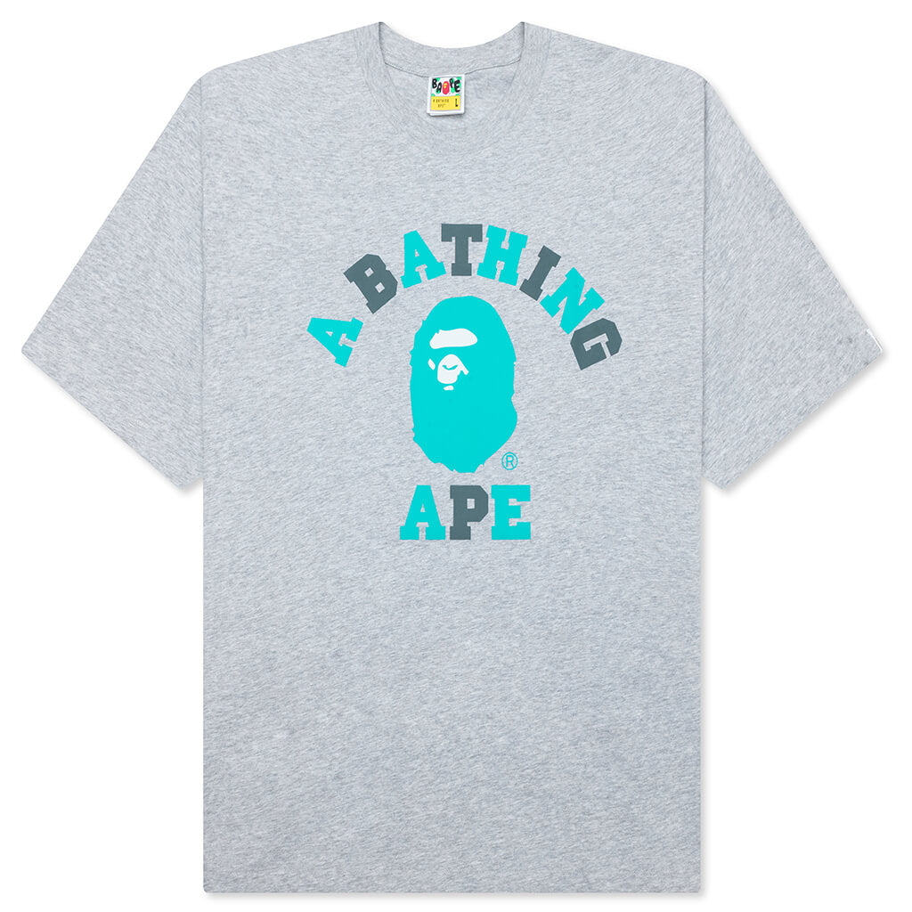 Feature x Bape College Relaxed Fit Tee - Gray