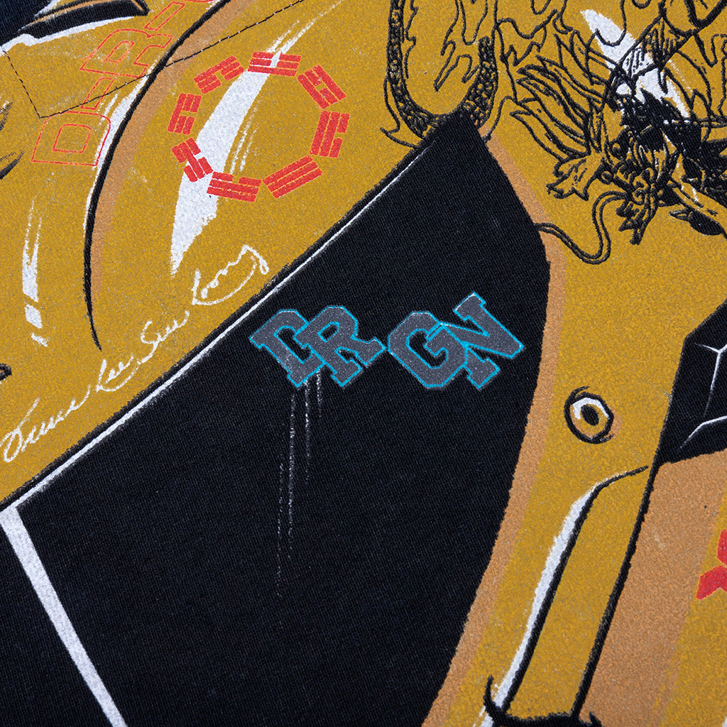 Feature x D-R-G-N Helmet Hoodie - Vintage Black