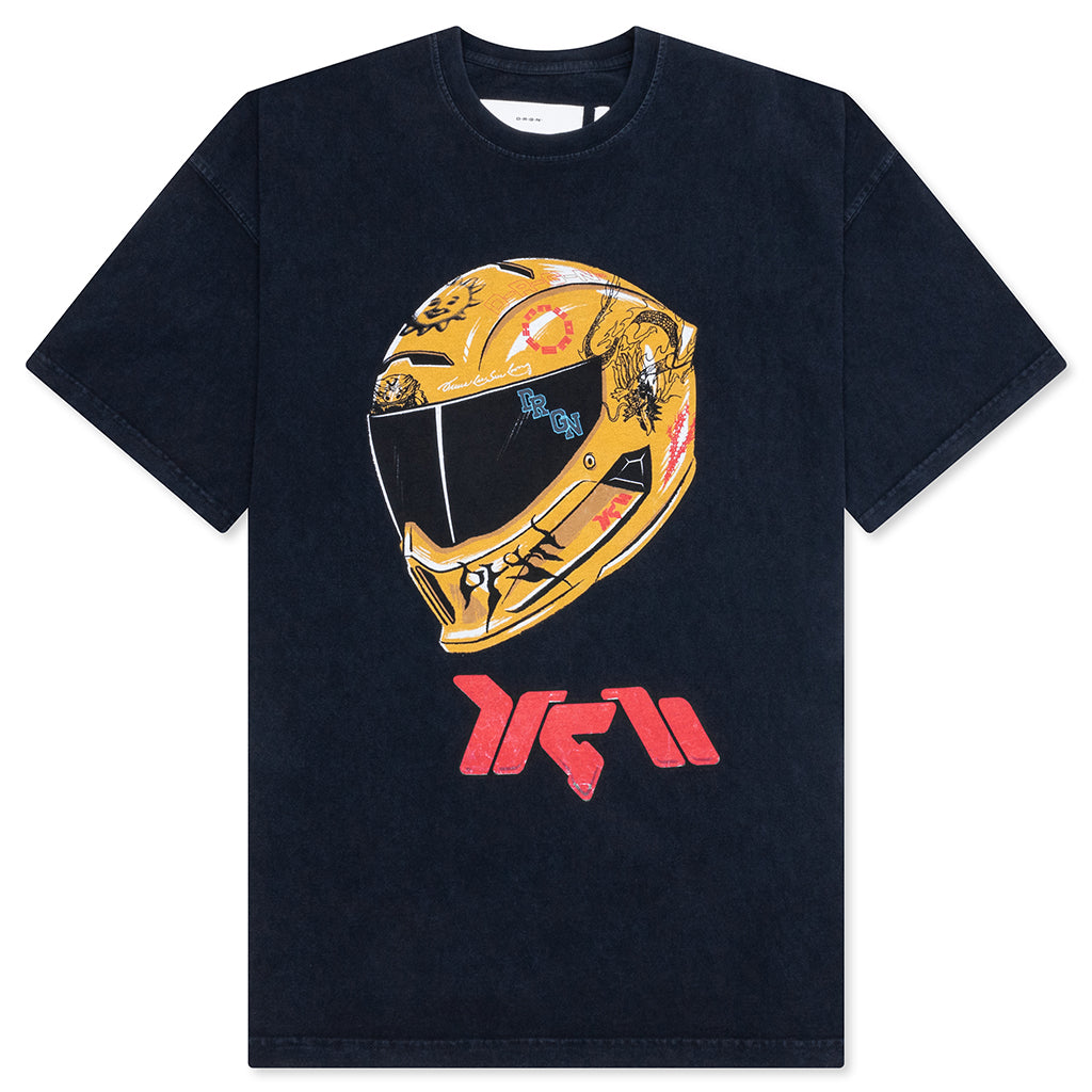 Feature x D-R-G-N Helmet Tee - Vintage Black