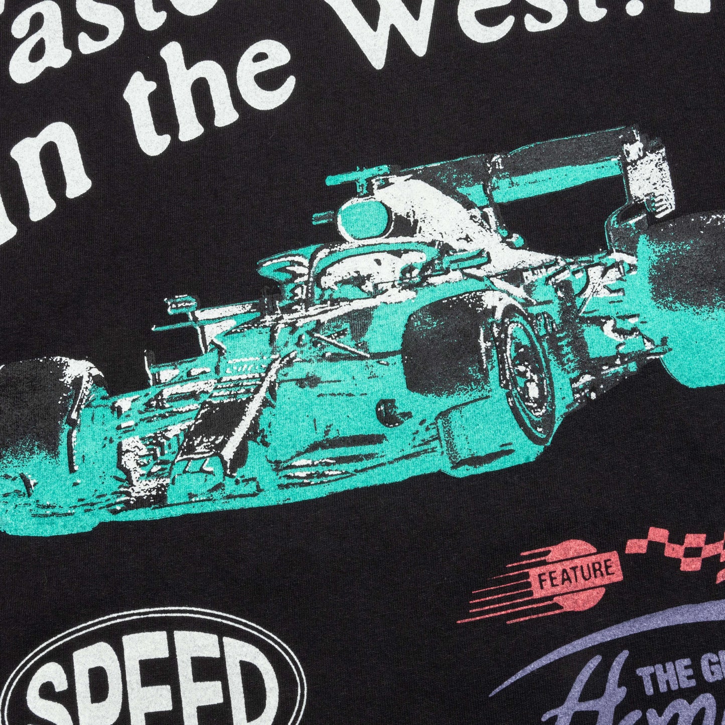 Feature x Honor The Gift Fastest Rides L/S Tee - Faded Black