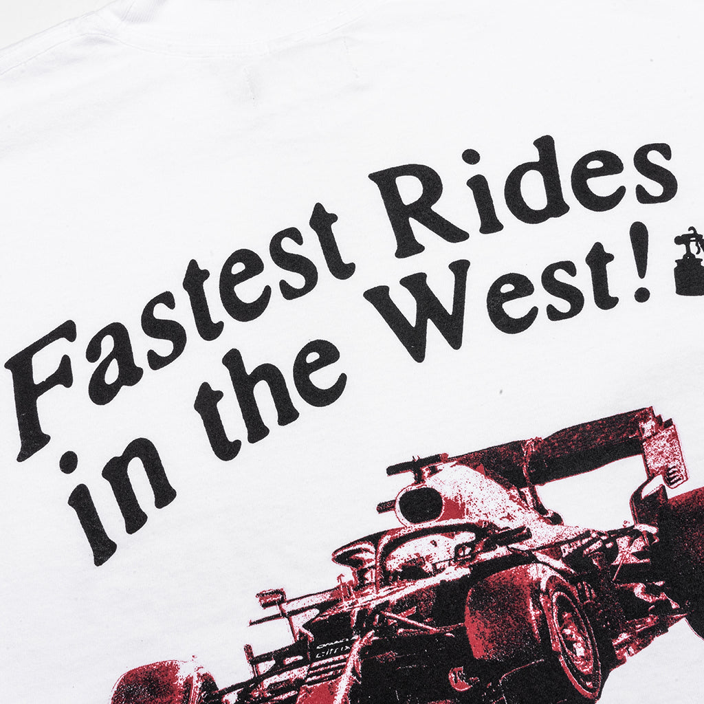 Feature x Honor The Gift Fastest Rides L/S Tee - White