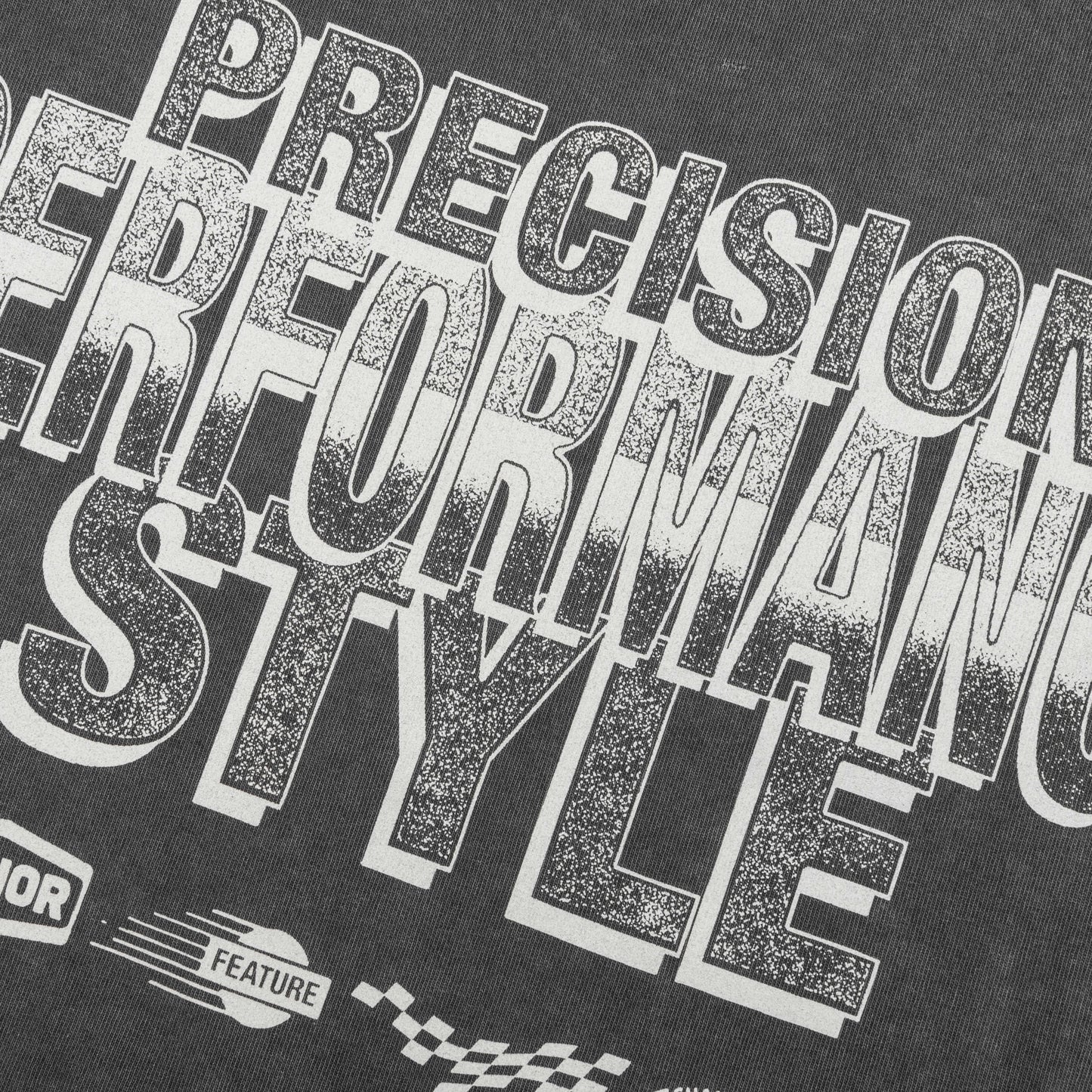 Feature x Honor The Gift Precision Graphic Tee - Faded Black