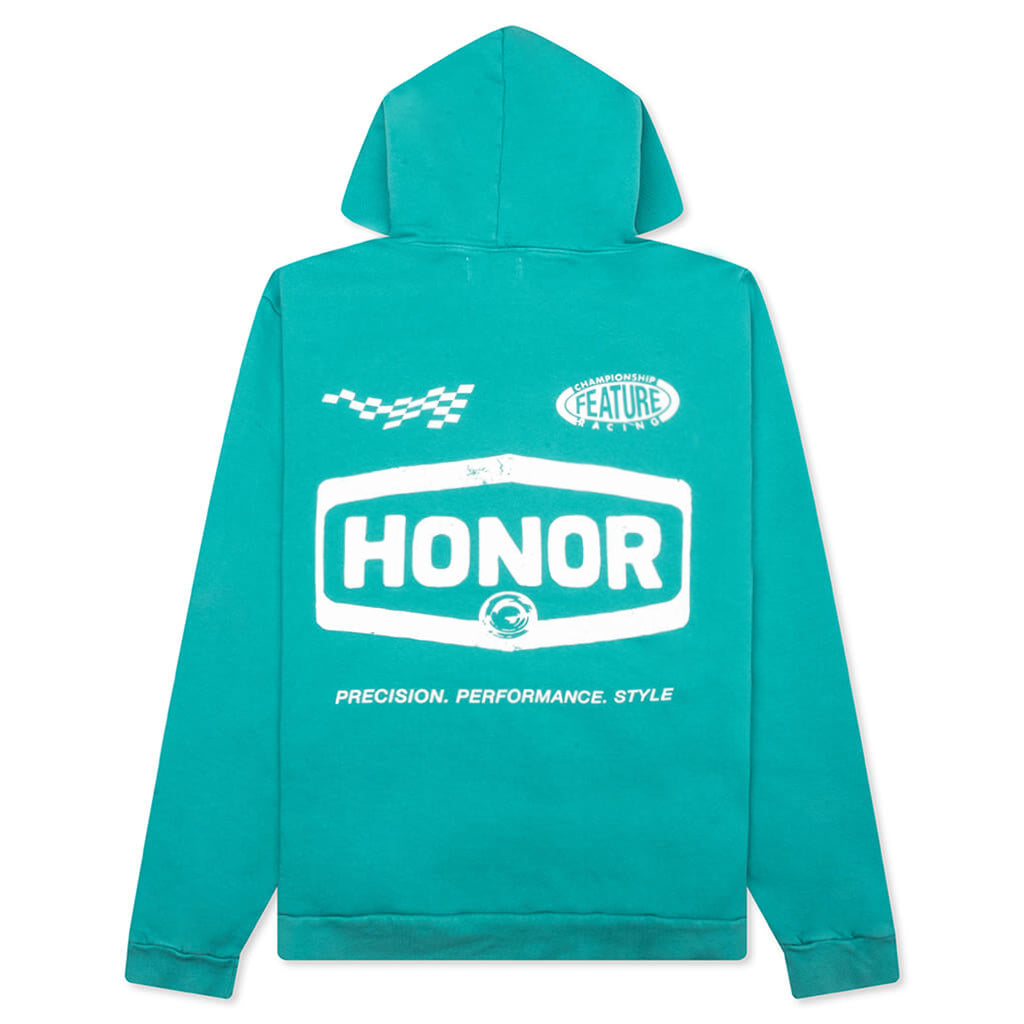 Feature x Honor The Gift Racing Club Hoodie - Vintage Green